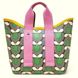 Orla Kiely Carrysmall Medium Tote - Striped  Tulip